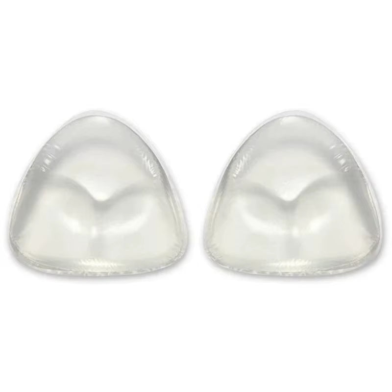 2Pcs Silicone Bra Inserts Breast Pads Sticky Push-Up Women Bra Cup Thicker Nipple Cover Patch Bikini Inserts for Swimsuit Gifts