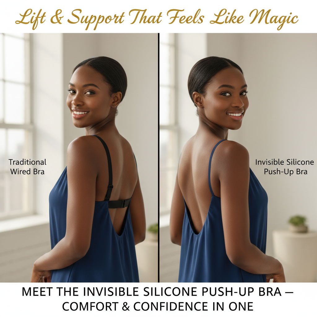 Eluxe-Haven Silicone Push-Up Bra Inserts