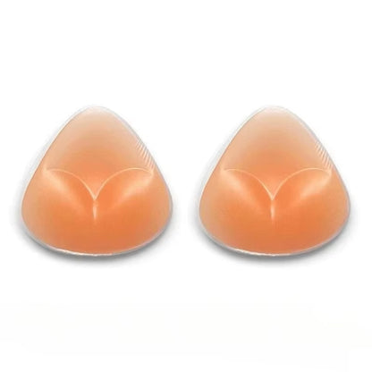 2Pcs Silicone Bra Inserts Breast Pads Sticky Push-Up Women Bra Cup Thicker Nipple Cover Patch Bikini Inserts for Swimsuit Gifts